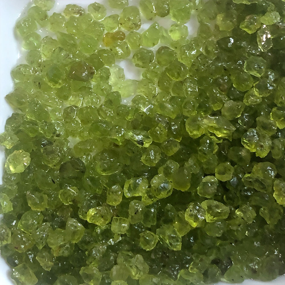 Fish Tank Gravel - 20G/Pak Kristal Kuarsa Peridot Alami Olivine