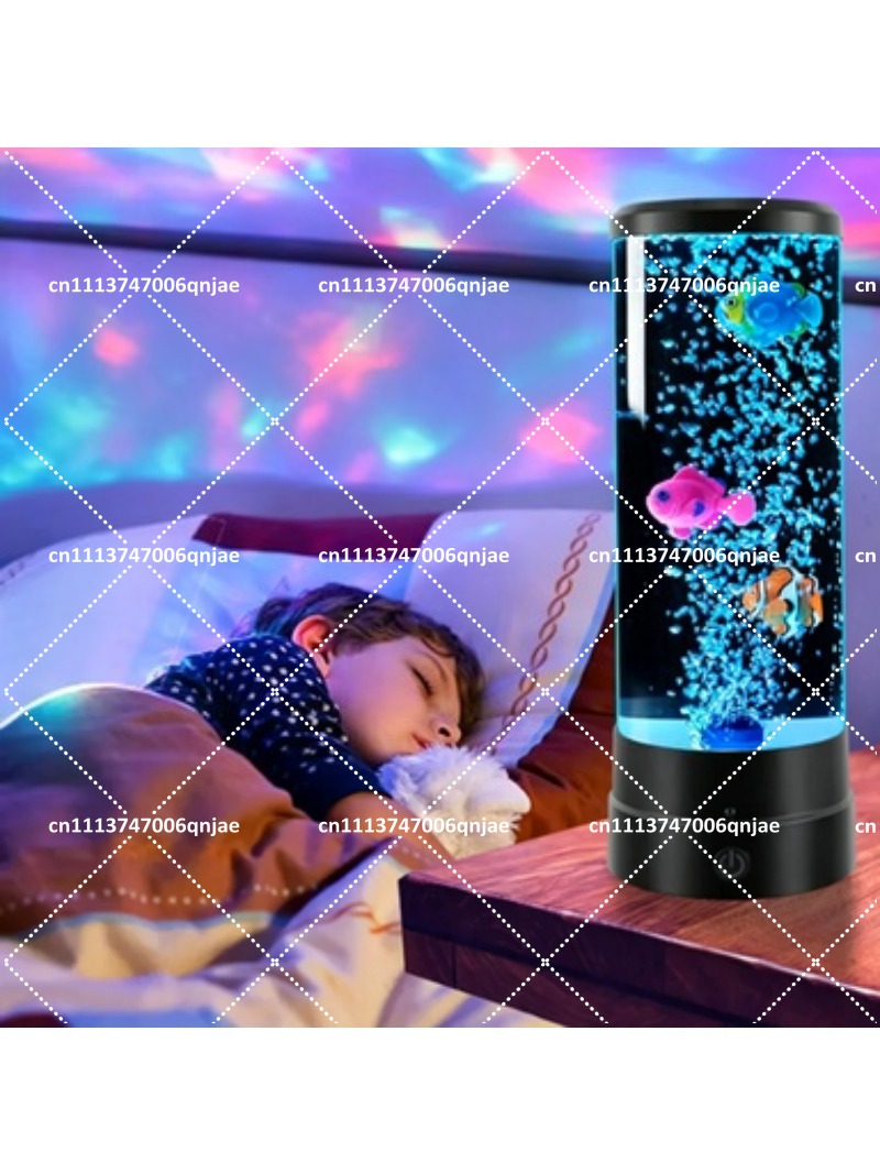 Aquarium Decor - Lampu Ikan Gelembung LED Elektronik Akuarium