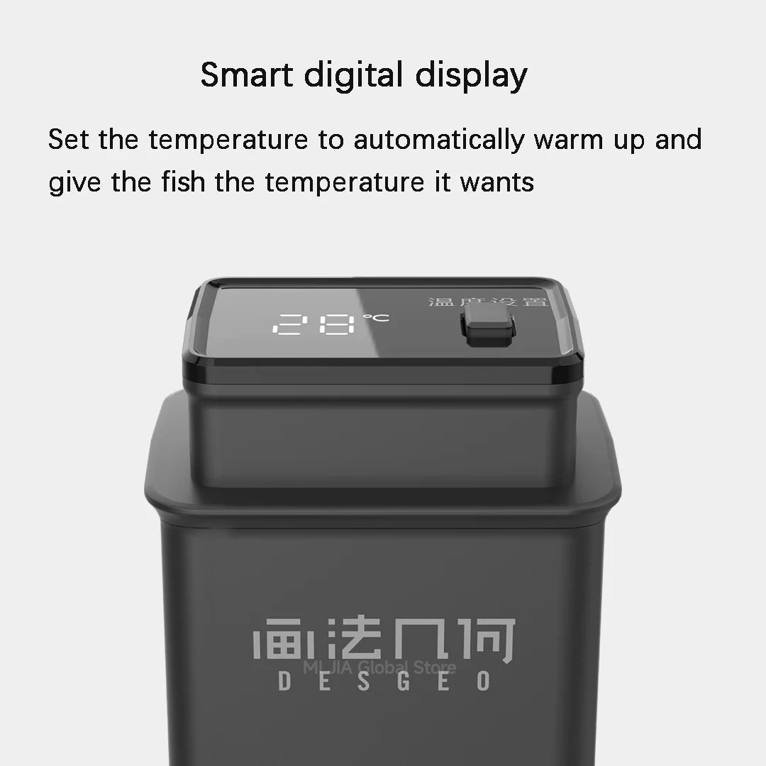 MIJIA DESGEO 50W Pemanas Akuar - Fish Tank Heater ulasan dan harga