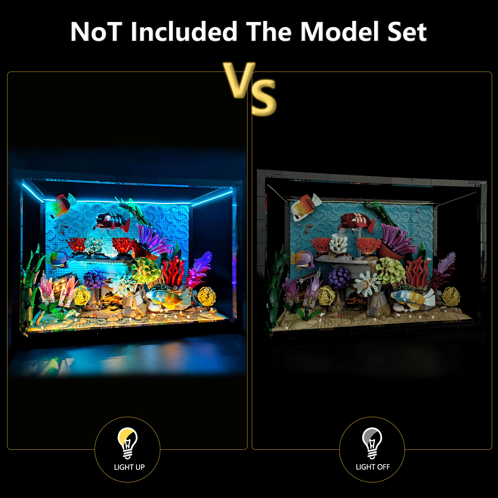Kit Lampu LED LYBMTWF, kompati - Aquarium Light ulasan dan harga