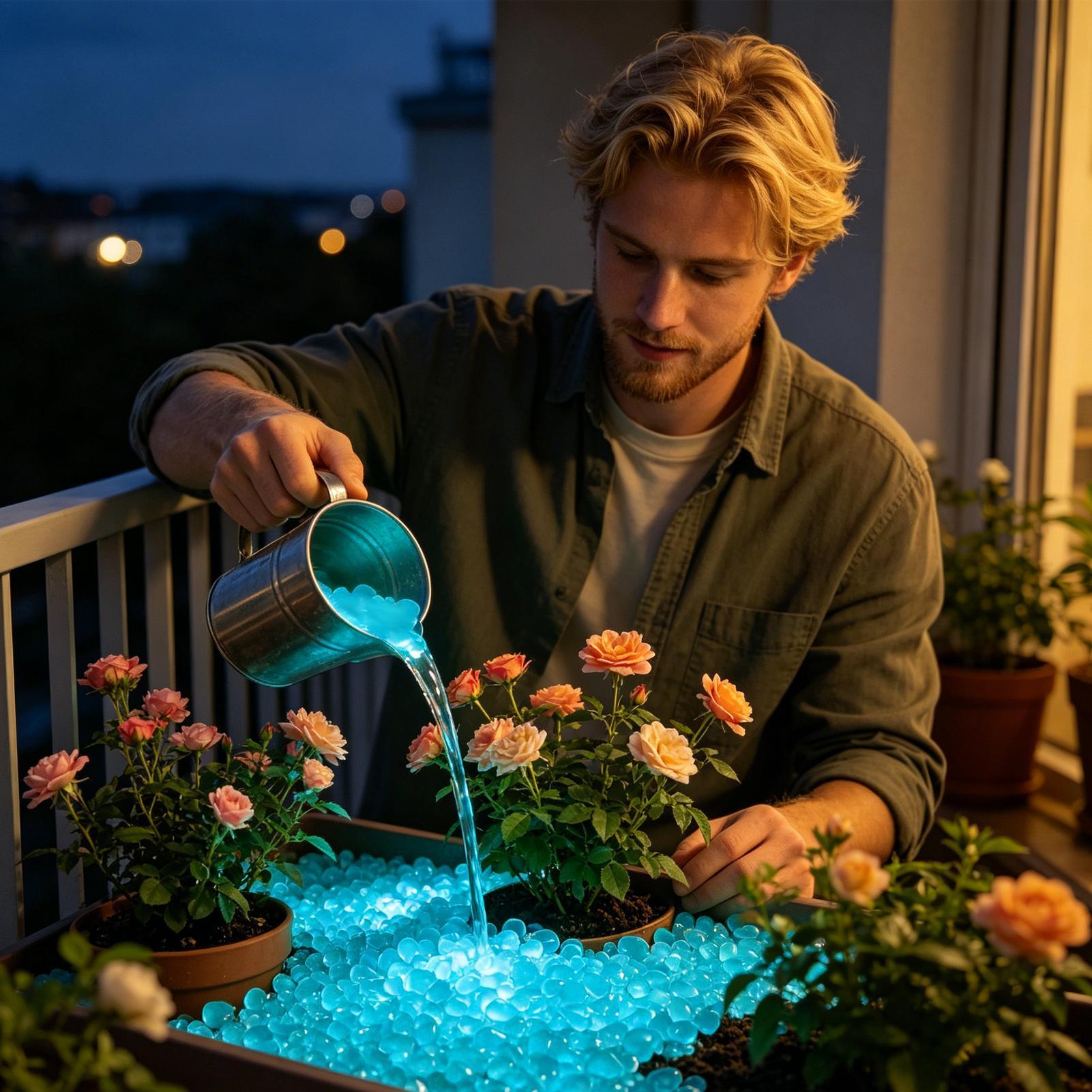 300 Buah Batu Resin Bercahaya  - Fish Tank Gravel ulasan dan harga