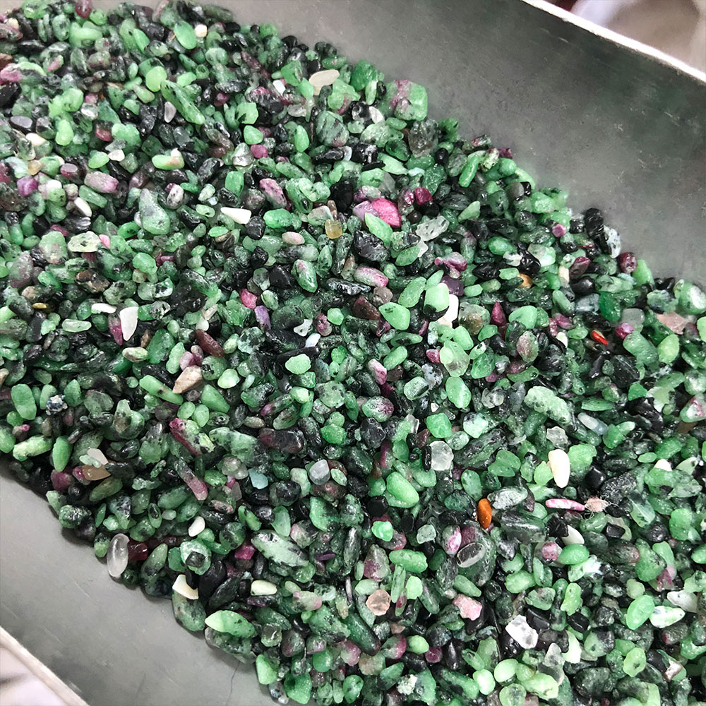 Kristal Batu Alam Mini Peridot - Fish Tank Gravel ulasan dan harga