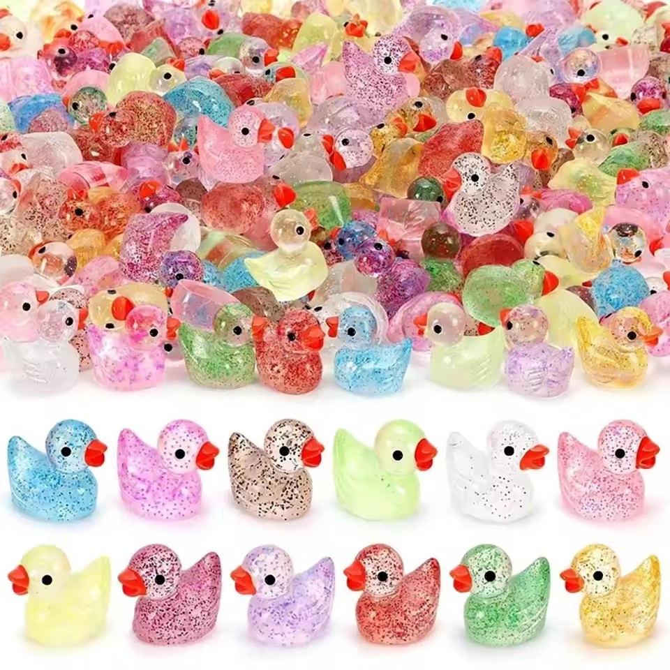 ~ Bebek Miniatur dari Resin de - Aquarium Decor ulasan dan harga